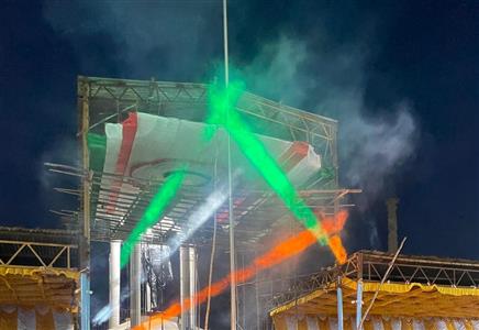 Har Ghar Tiranga - light show program held at Gandhi Thidal, Puducherry