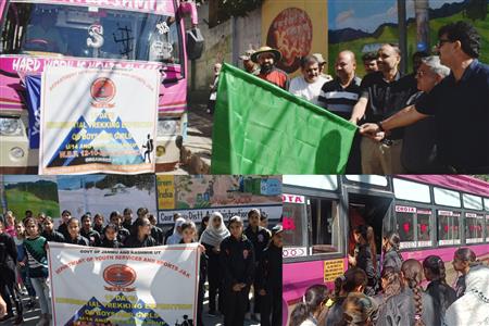 DC Doda flagged off 10-day residential trekking for Boys and Girls
