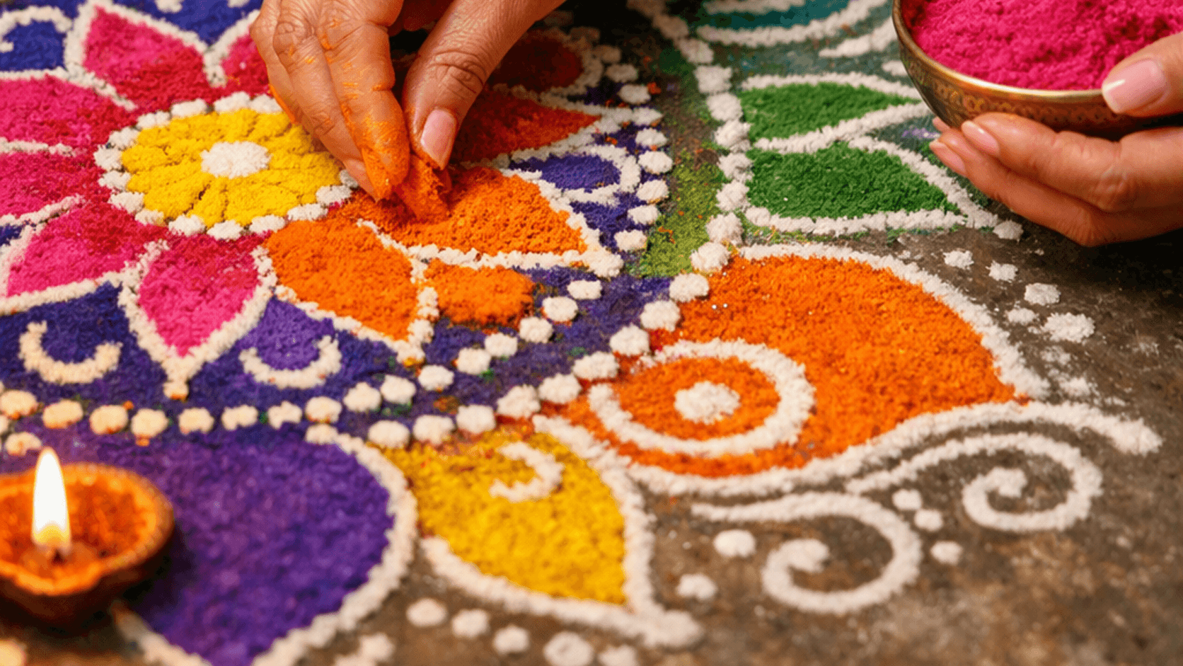 Rangoli Making
